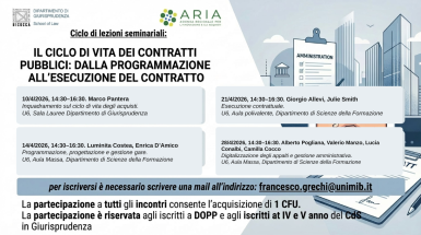 aria seminario contratti pubblici